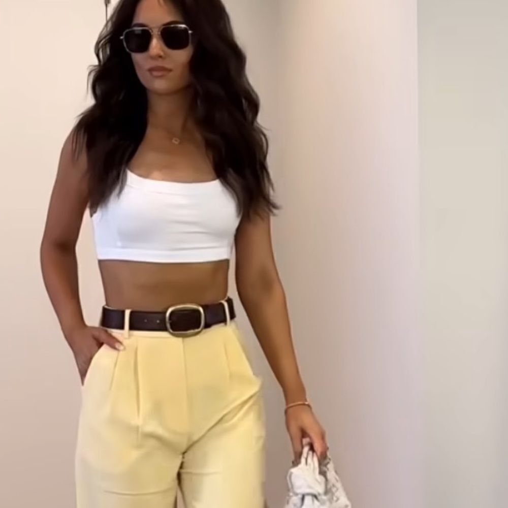 Bailey 44 white crop top - Picture 4 of 7